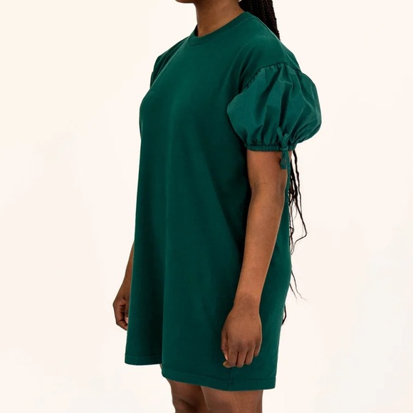Adventures in paradise green shirt dress small NWT - Picture 2 of 8